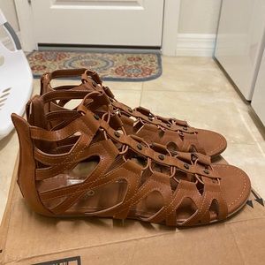 Brown Strappy Sandals